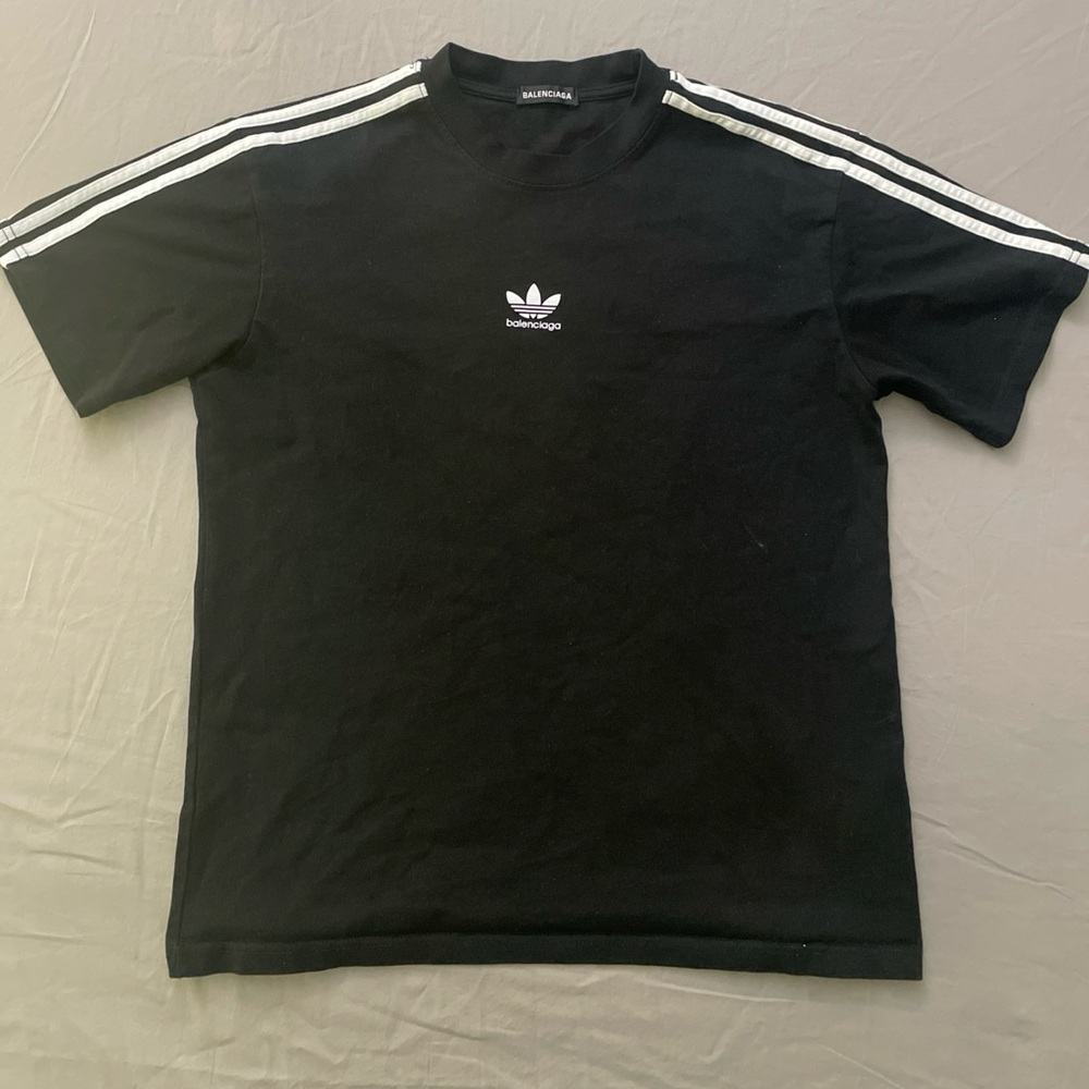 Balenciaga x Adidas Black T-Shirt